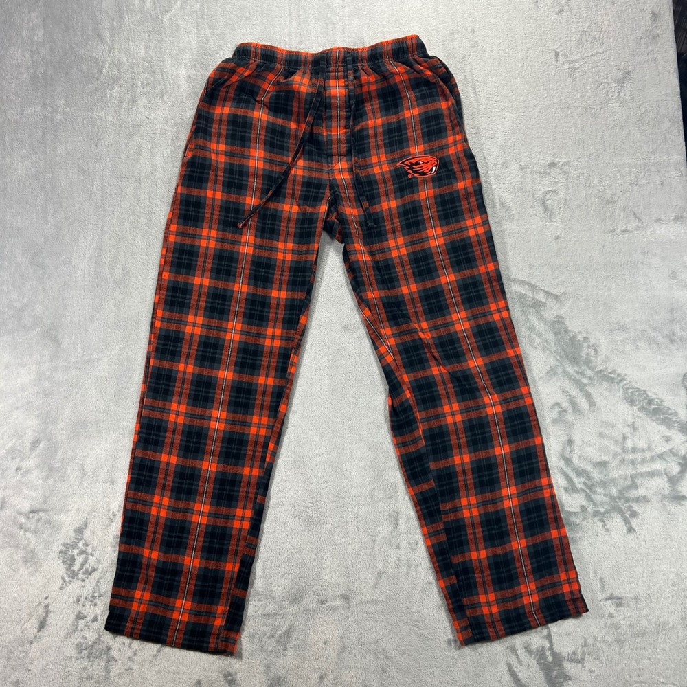 Oregon State Beavers Pajama Pants Mens Small Orange Plaid Concepts Sport College